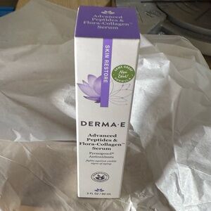 Derma-E Advanced Peptides & Flora-Collagen Serum - White and Purple